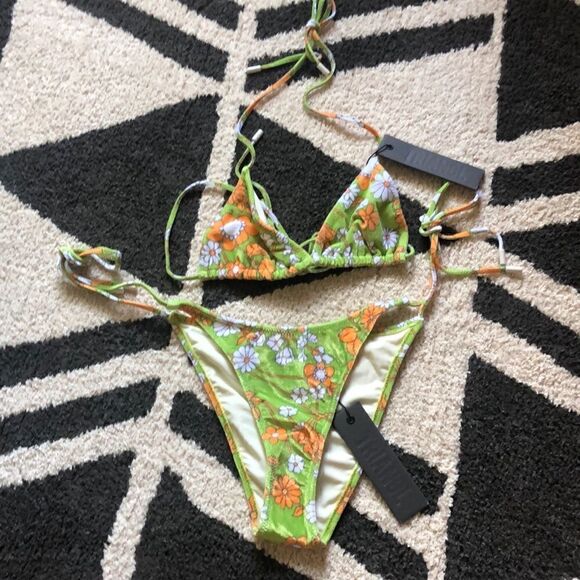 TRIANGL VINCA JARDIN SET NO BAG 💚 NEW WITH TAGS - Picture 3 of 4